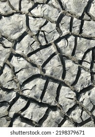 Dry Cracked Desert. Global Warming Concept. Turkey