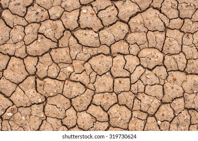 Dry, Cracked Soil