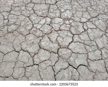 Dry Cracked Soil On Background