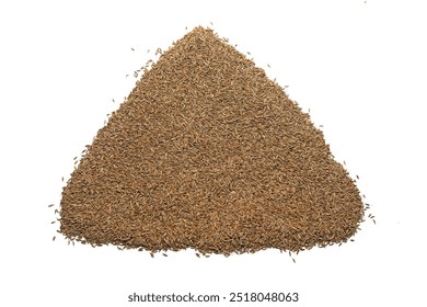 Dry Cumin Seeds, Cummin Heap, Caraway Seeds , Indian Spices Pile, Fennel Kernels, Cumin on White Background - Powered by Shutterstock