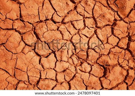 Dry dirt Background  texture earth. Climate change, global warming and dryness concept