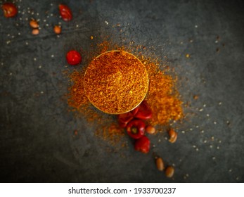 dry flaxseed red podi spicy chutney