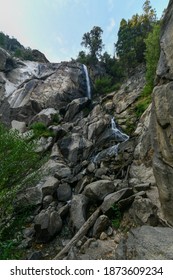 A Dry Grizzly Falls In Sequoia National Forest. Kings Canyon And Sequioa National Park, California, USA.