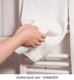 Dry Hands On Towel