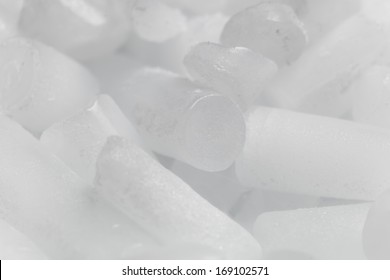 Dry Ice Background, Closeup View