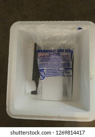 Dry Ice In Container