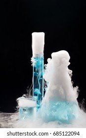 Dry Ice In Flasks