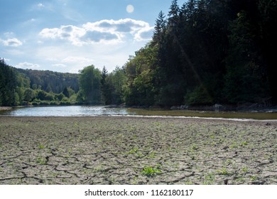 Dry Lake In Ochoz, Near Brno, Czech Republic