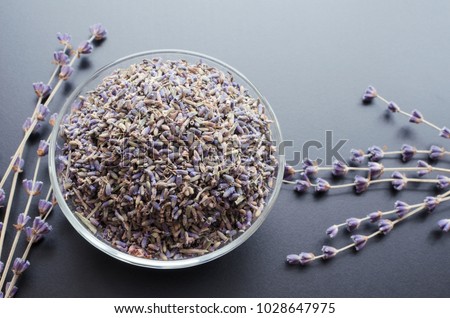 dry lavender tea