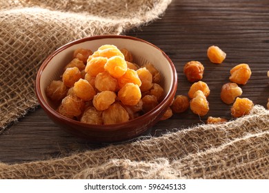 Dry Longan in a mood background
