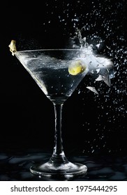 Dry Martini In A Broken Glass