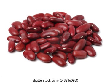 Dry Red Beans Isolated. Stock Photo