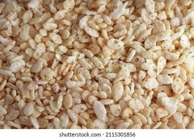 Dry Rice Cereal Breakfast Food Full Frame