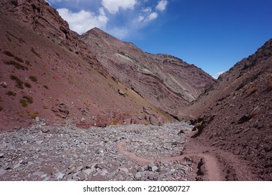 Dry River On A Ladakh Region