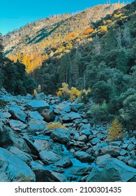 Dry River In Yosemite National Park, CA