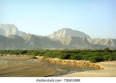 Dry Riverbed In Baluchistan, Pakistan