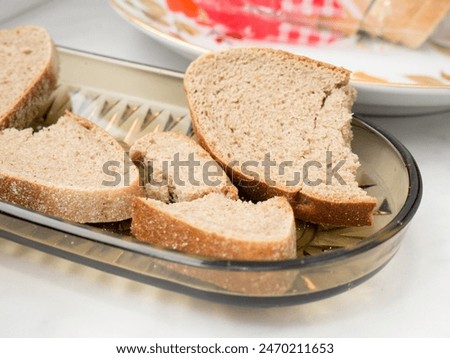 The Dry rye bread, indoor.