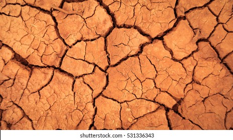 Dry soil in the outback of Australia, Broken Hill