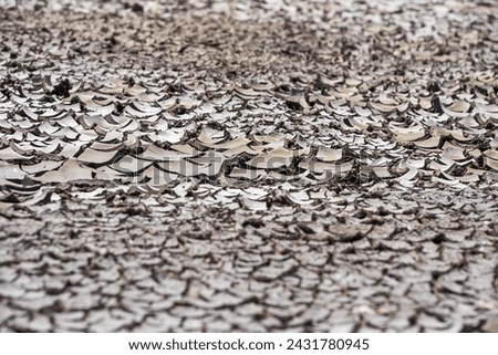 Similar – Image, Stock Photo dry soil without plants close up