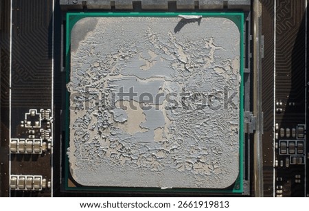 Dry thermal paste on the processor.Replacement of thermal paste.Processor overheating.