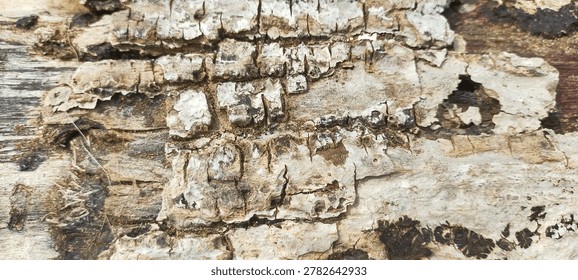 Dry tree bark texture background for design.