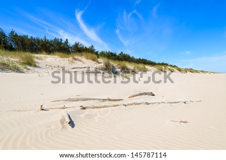 Similar – Strand an der polnischen Ostseeküste