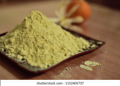 Dry Wasabi Powder On The Table