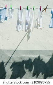 Drying Clothes In The Sun