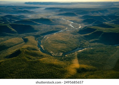 Drysdale river in the East Kimberley, Western Australia, aerial view - Powered by Shutterstock