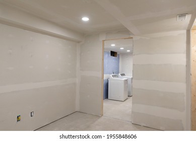 Drywall Finished In Basement - Basement Remodel