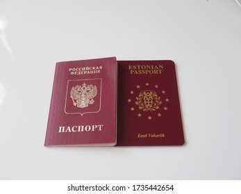 Dual Citizenship Passports East Europe Russia Stock Photo 1735442654 ...