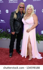 Duane Chapman, Beth Chapman At The 48th Annual Academy Of Country Music Awards Arrivals, MGM Grand Garden Arena, Las Vegas, NV 04-07-13