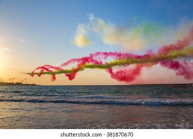 Dubai Air Show In A Summer Day, UAE