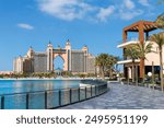 Dubai Atlantis Hotel on artificial island The Palm Jumeirah luxury vacation in the United Arab Emirates