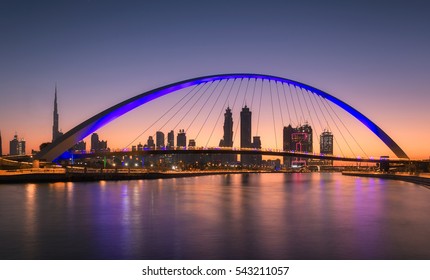 The Dubai Canal Sunrise