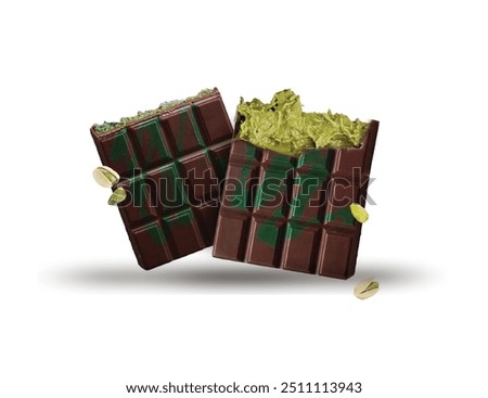 Dubai Chocolate Bar Picture and image