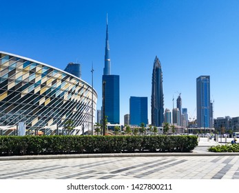 Dubai City Walk, A Modern Outdoor Retail Complex - Dubai Coca Cola Arena The Biggest Arena In The Middle East - Sheikh Zayed Road And Burj Khalifa
- Dubai, UAE - May 27, 2019