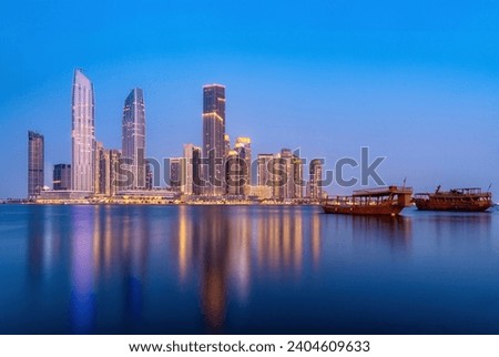  Dubai Creek Harbour with reflections 