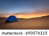 camping desert