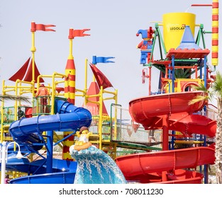 Dubai Legoland Water Park At Dubai Parks And Resorts,Dubai, United Arab Emirates, Taken On 26th August 2017