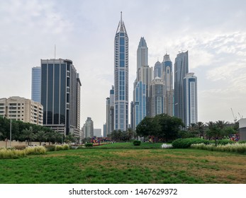 Dubai Marina epic towers view - Dubai skyline view in Dubai Media City
Dubai, UAE, July 31, 2019 - Shutterstock ID 1467629372