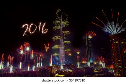 Dubai New Year Fireworks 2016