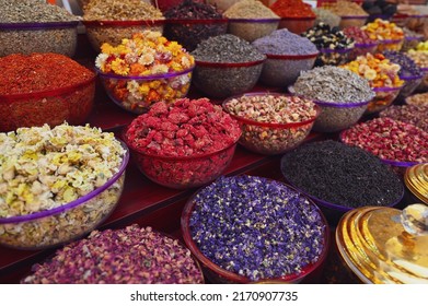 Dubai Old Souk , Spices  Display. 