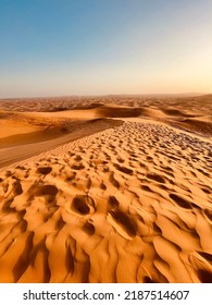 Dubai Red Desert Sand As Sky