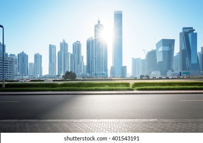 Dubai skyline, United Arab Emirates - Shutterstock ID 401543191