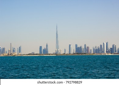 Dubai skyscrapers sea view, Dubai, United Arab Emirates - Shutterstock ID 792798829