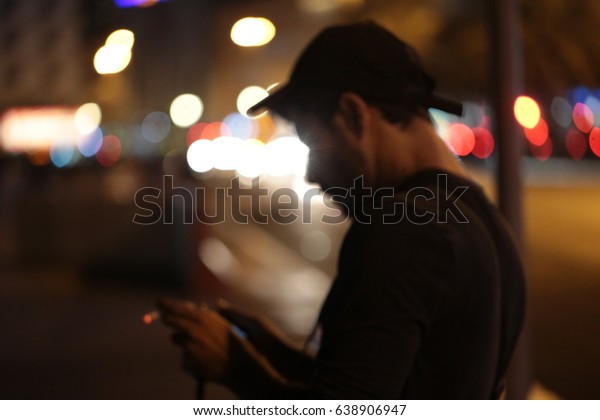 dubai street photography,\
person close up, people walk and traffic blur images good for\
background.