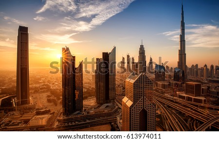Dubai at sunrise