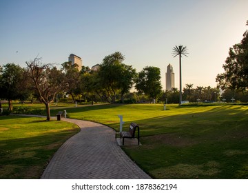 Dubai, UAE - 12.17.2020:
One of the public parks of Dubai.