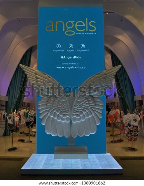 Dubai Uae 18 April 2019 Angels Stock Photo Edit Now 1380901862